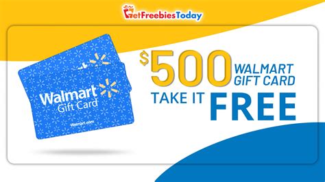 Free Gift Cards For Walmart
