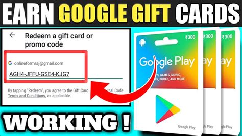 Free Gift Codes For Google Play