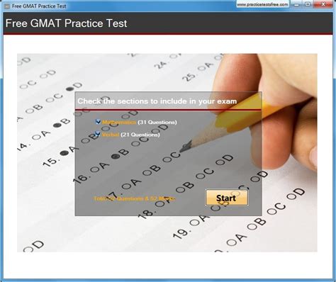 Free Gmat Exam Online