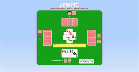 Free Hearts Card Game No Download Required