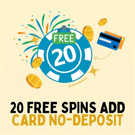 Free Spins Add Card No Deposit