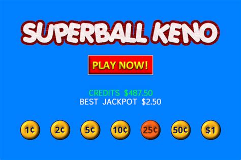 Free Superball Keno Games No Download