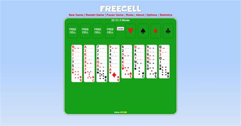 Freecell Card Game Ending In Io