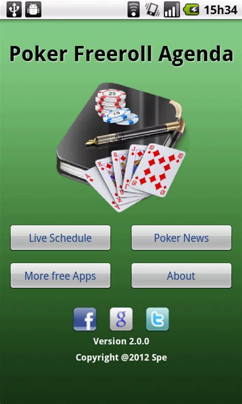 Freerolls ilə android üçün poker