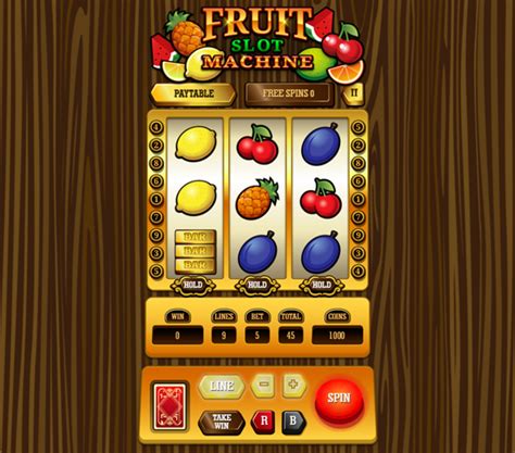 Fruit Machine Game Source Code
