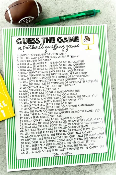 Fun Games For Super Bowl Party