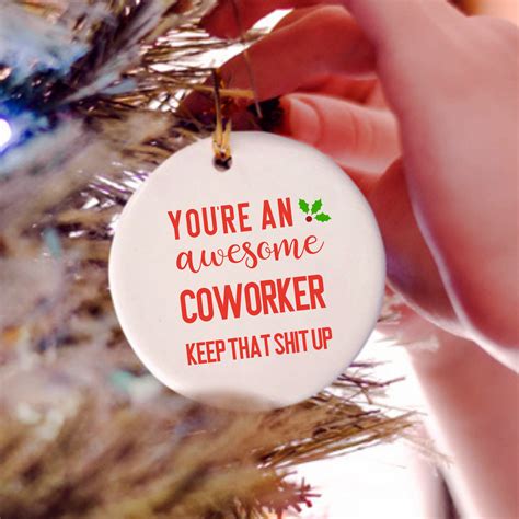 Funny Christmas Ornaments For Coworkers