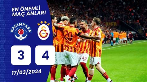 Galatasaray kasımpaşa golleri