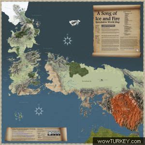 Game of Thrones dünyasının tam xəritəsi