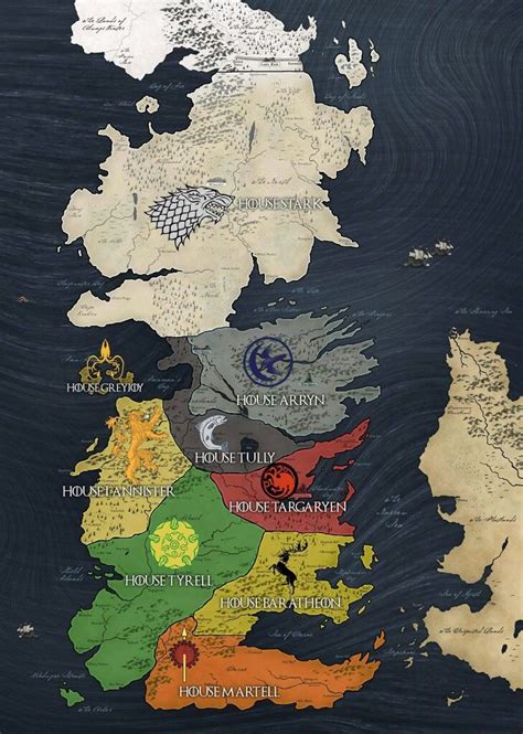 Game of Thrones seriyasından Westeros kartı  Pin up Azerbaycan, sərfəli bahis təklifləri ilə sizi gözləyir