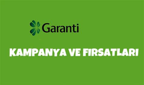 Garanti kampanya kredi