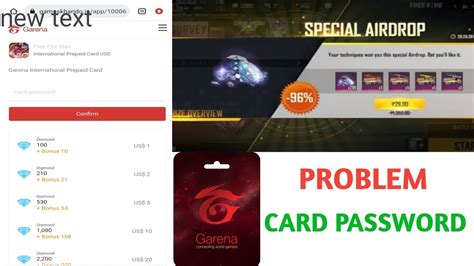 Garena Prepaid Card Password