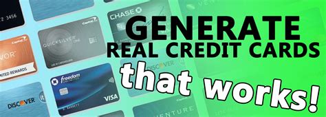 Generated Credit Cards That Work