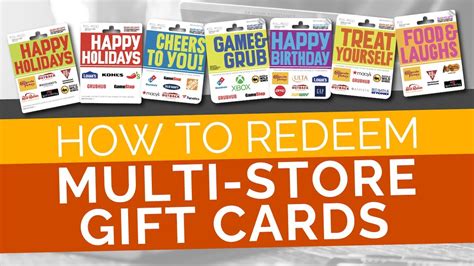 Gift Cards For Multiple Shops