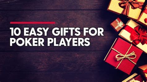 Gifts For Poker Enthusiasts