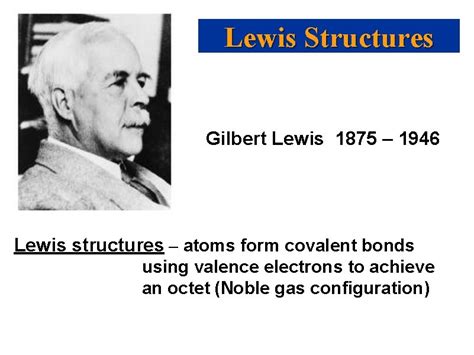 Gilbert Lewis Covalent Bonds