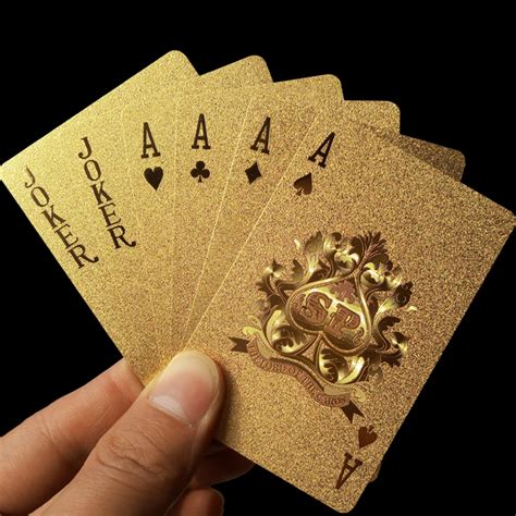 Golden Playing Cards Set