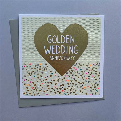 Golden Wedding Anniversary Cards Online