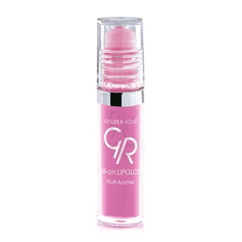 Golden rose lip gloss roll on