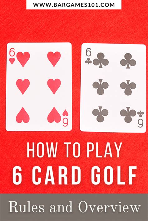 Golf Card Game 6 Cards Rules