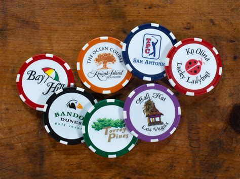 Golf Poker Chip Ball Markers