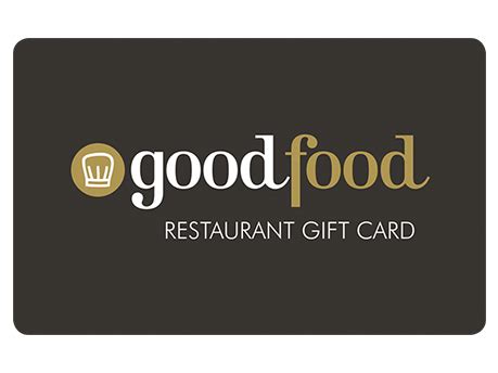 Good Food Gift Card Participating Restaurants