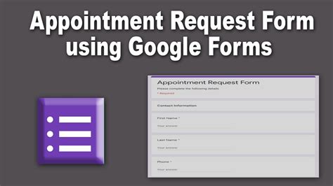 Google Form Appointment Booking