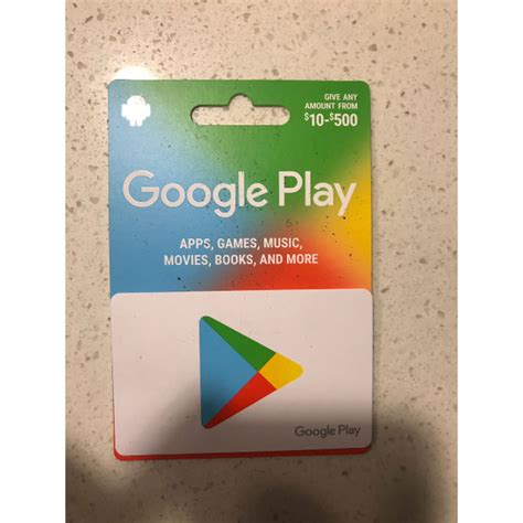 Google Play Card 30 Dollars