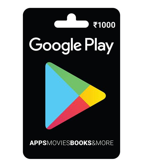 Google Play Gift Card 1000