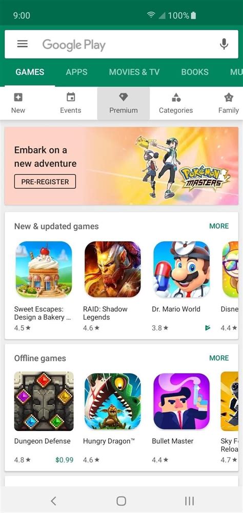 Google Play Store Free Games