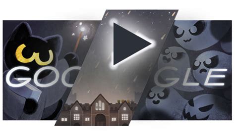 Google doodle cadılar bayramı