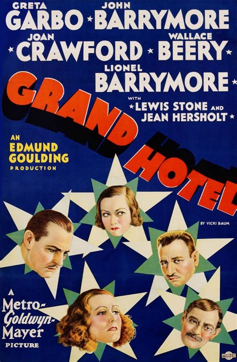 Grand Hotel Star 1932 Crossword