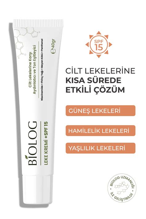 Gratis biolog leke kremi