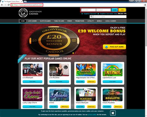 Grosvenor Casino Login Online