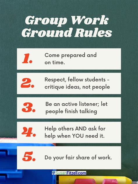 Group Rules Examples For Students