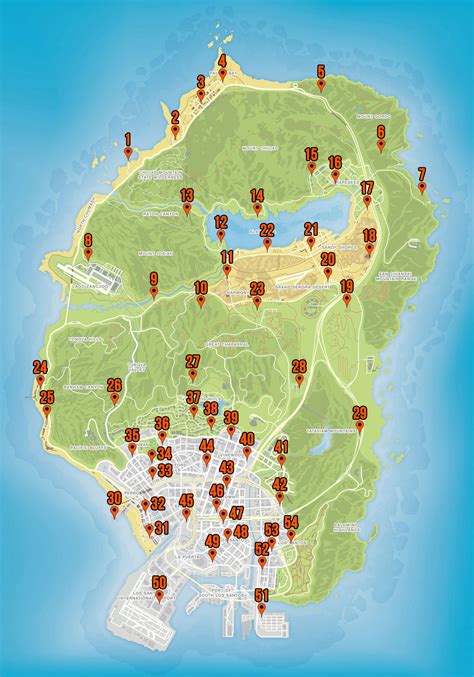 Gta 5 Online Cards Locations Map