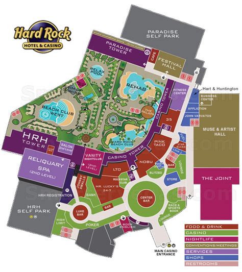 Hard Rock Atlantic City Layout Map