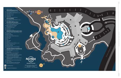 Hard Rock Hotel And Casino Atlantic City Map