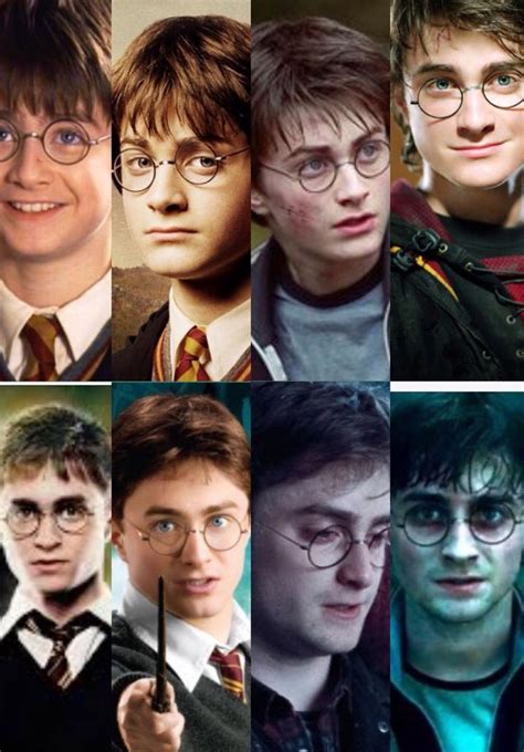 Harry Potter Through The Years