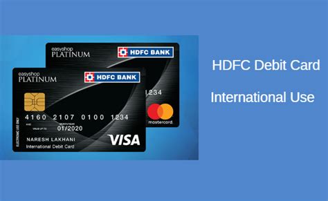 Hdfc Debit Card International Payment