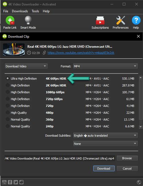 Hdr video download