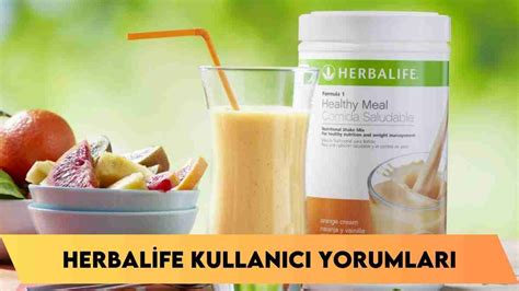 Herbalife nutrition kullanıcı yorumları