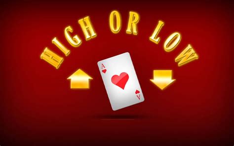 High Low Card Betting Game High Low Card Betting Game