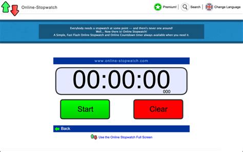Higher Or Lower Online Stopwatch