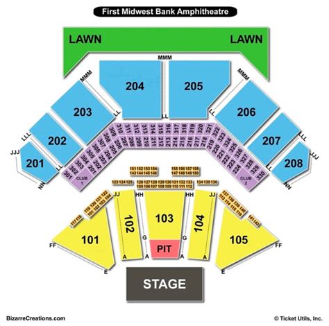 Hollywood Amphitheater Seating Virtual View