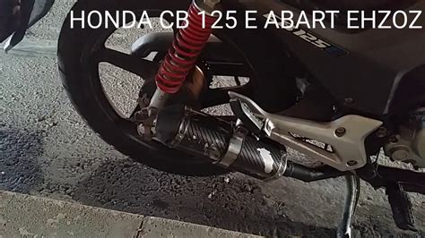 Honda cb 125 e performans egzoz