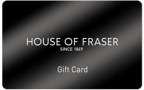 House Of Fraser Gift Card Check