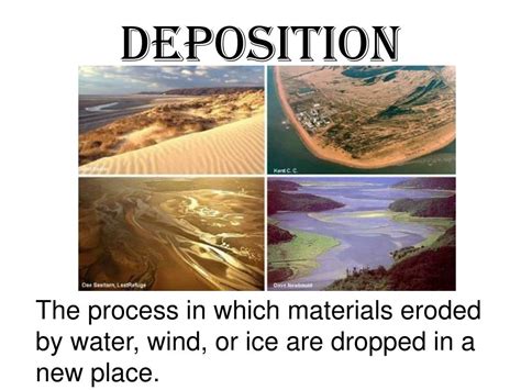 How Does Deposition Change The Earth
