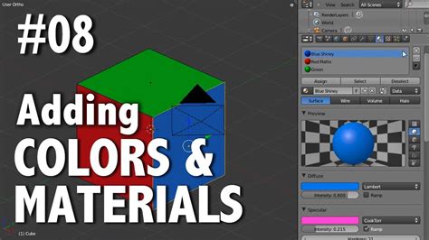 How To Add Color To Things In Blender