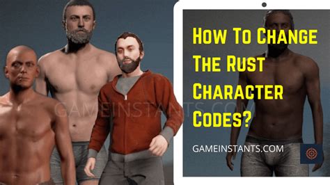 How To Change Rust Character Model